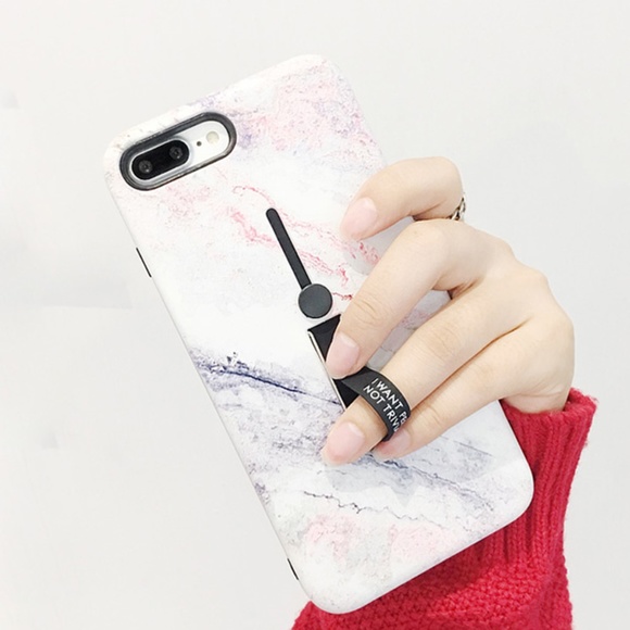 [NEW]  iPhone X/7/8/P Slicon Ring Full Cover case - Picture 4 of 6